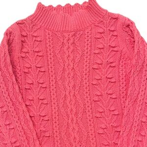 3T Girls Cable Knit Sweater